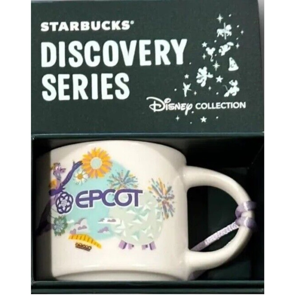 2024 Disney Parks Epcot Starbucks Ornament‎ Cup Discovery Series 2 oz Been There